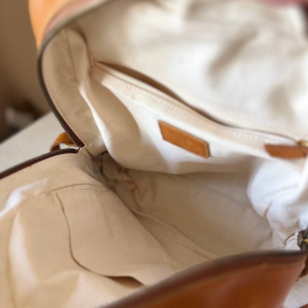 MARGOT NEW YORK kimmie backpack cognac - Picture 8 of 12